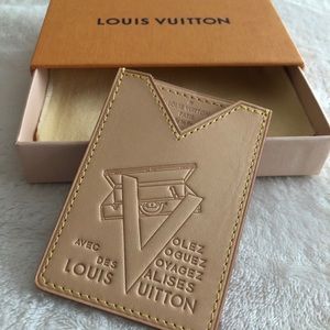 Auth LOUIS VUITTON card holder wallet